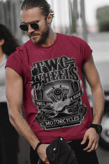 tee mockup of a serious man with sunglasses