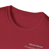 "Personalized" ClearSky Rehabilitation Hospital [Alexis- Occupational Therapy] [Front/Back Logo] | Unisex Softstyle T-Shirt