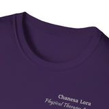 "Personalized" ClearSky Rehabilitation Hospital [Chanesa Lora- Physical Therapy Assistant ] [Front/Back Logo] | Unisex Softstyle T-Shirt