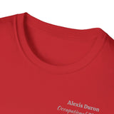 "Personalized" ClearSky Rehabilitation Hospital [Alexis- Occupational Therapy] [Front/Back Logo] | Unisex Softstyle T-Shirt
