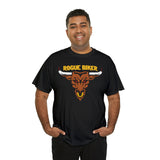 Rogue Biker Bull [Front] | Women's Heavy Cotton Tee