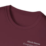 "Personalized" ClearSky Rehabilitation Hospital [Alexis- Occupational Therapy] [Front/Back Logo] | Unisex Softstyle T-Shirt