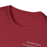 "Personalized" ClearSky Rehabilitation Hospital [Brenda Tryon- Occupational Therapist] [Front/Back Logo] | Unisex Softstyle T-Shirt