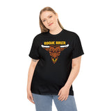 Rogue Biker Bull [Front] | Women's Heavy Cotton Tee