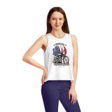 Rogue Biker [Freedom & Independence] | Women's Dancer Cropped Tank Top