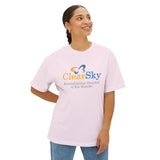 ClearSky Rehabilitation Hospital [Rio Rancho] [Front/Back Logo] | Unisex Oversized Boxy Tee