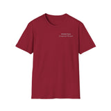 "Personalized" ClearSky Rehabilitation Hospital [Brenda Tryon- Occupational Therapist] [Front/Back Logo] | Unisex Softstyle T-Shirt