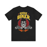 Rogue Biker [Wings & Skull] | Unisex Jersey Short Sleeve Tee