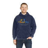 ClearSky Rehabilitation Hospital [Rio Rancho] [Front/Back Logo] | Unisex Mineral Wash Hoodie