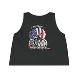 Rogue Biker [Freedom & Independence] | Women's Dancer Cropped Tank Top