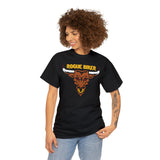 Rogue Biker Bull [Front] | Women's Heavy Cotton Tee