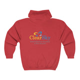 ClearSky Rehabilitation Hospital [Rio Rancho] [Front/Back Logo] | Unisex Heavy Blend™ Full Zip Hooded Sweatshirt