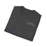 "Personalized" ClearSky Rehabilitation Hospital [Brenda Tryon- Occupational Therapist] [Front/Back Logo] | Unisex Softstyle T-Shirt
