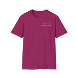 "Personalized" ClearSky Rehabilitation Hospital [Brenda Tryon- Occupational Therapist] [Front/Back Logo] | Unisex Softstyle T-Shirt