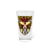Bikers & Babes | Clear Pint Glass, 16oz