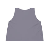 Rogue Biker Bull [Rose] | Women's Dancer Cropped Tank Top