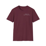 "Personalized" ClearSky Rehabilitation Hospital [Chanesa Lora- Physical Therapy Assistant ] [Front/Back Logo] | Unisex Softstyle T-Shirt