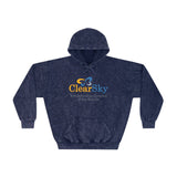 ClearSky Rehabilitation Hospital [Rio Rancho] [Front/Back Logo] | Unisex Mineral Wash Hoodie