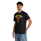 Rogue Biker Bull [Front] | Women's Heavy Cotton Tee