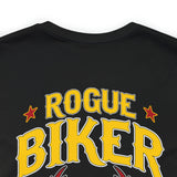 Rogue Biker [Wings & Skull] | Unisex Jersey Short Sleeve Tee