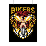 Bikers & Babes | Premium Matte Vertical Posters