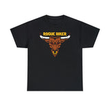 Rogue Biker Bull [Front] | Women's Heavy Cotton Tee