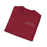 "Personalized" ClearSky Rehabilitation Hospital [Chanesa Lora- Physical Therapy Assistant ] [Front/Back Logo] | Unisex Softstyle T-Shirt