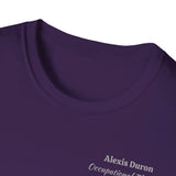 "Personalized" ClearSky Rehabilitation Hospital [Alexis- Occupational Therapy] [Front/Back Logo] | Unisex Softstyle T-Shirt