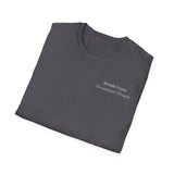 "Personalized" ClearSky Rehabilitation Hospital [Brenda Tryon- Occupational Therapist] [Front/Back Logo] | Unisex Softstyle T-Shirt