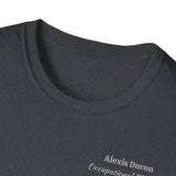 "Personalized" ClearSky Rehabilitation Hospital [Alexis- Occupational Therapy] [Front/Back Logo] | Unisex Softstyle T-Shirt