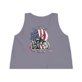 Rogue Biker [Freedom & Independence] | Women's Dancer Cropped Tank Top