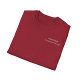 "Personalized" ClearSky Rehabilitation Hospital [Alexis- Occupational Therapy] [Front/Back Logo] | Unisex Softstyle T-Shirt
