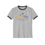 ClearSky Rehabilitation Hospital [Rio Rancho] [Front Logo] | Unisex Cotton Ringer T-Shirt