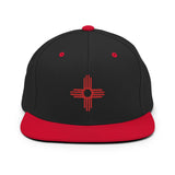 New Mexico - Zia Symbol - Red / Duke City | Snapback Hat