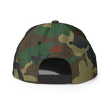 New Mexico - Zia Symbol - Red / 505 | Snapback Hat