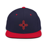 New Mexico - Zia Symbol - Red / 505 | Snapback Hat