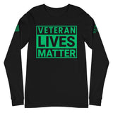Veteran Lives Matter [Front/Sleeves] | Unisex Long Sleeve Tee