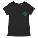 Veteran Lives Matter [Front/Back] | Women’s Fitted V-Neck T-Shirt