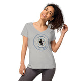 Kaktus Kats | Women’s Fitted V-Neck T-Shirt