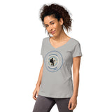 Kaktus Kats | Women’s Fitted V-Neck T-Shirt