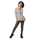 Kaktus Kats | Women’s Fitted V-Neck T-Shirt