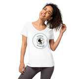 Kaktus Kats | Women’s Fitted V-Neck T-Shirt