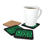 Veteran Lives Matter | Corkwood Coaster Set