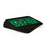 Veteran Lives Matter | Corkwood Coaster Set