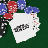 Deck of card with chips