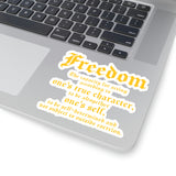 Rogue Biker [Freedom] | Kiss-Cut Stickers