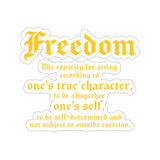 Rogue Biker [Freedom] | Kiss-Cut Stickers