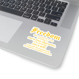 Rogue Biker [Freedom] | Kiss-Cut Stickers