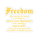 Rogue Biker [Freedom] | Kiss-Cut Stickers