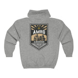 Albuquerque Motorcycle Riders Group| [AMRG] | Unisex Heavy Blend™ Full Zip Hooded Sweatshirt